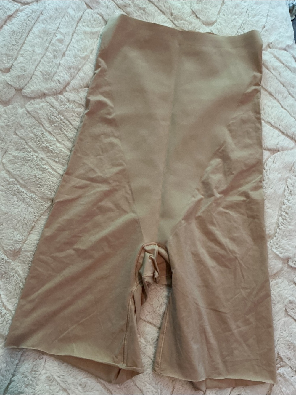 SPANX Nude High-Waist Shaping Shorts